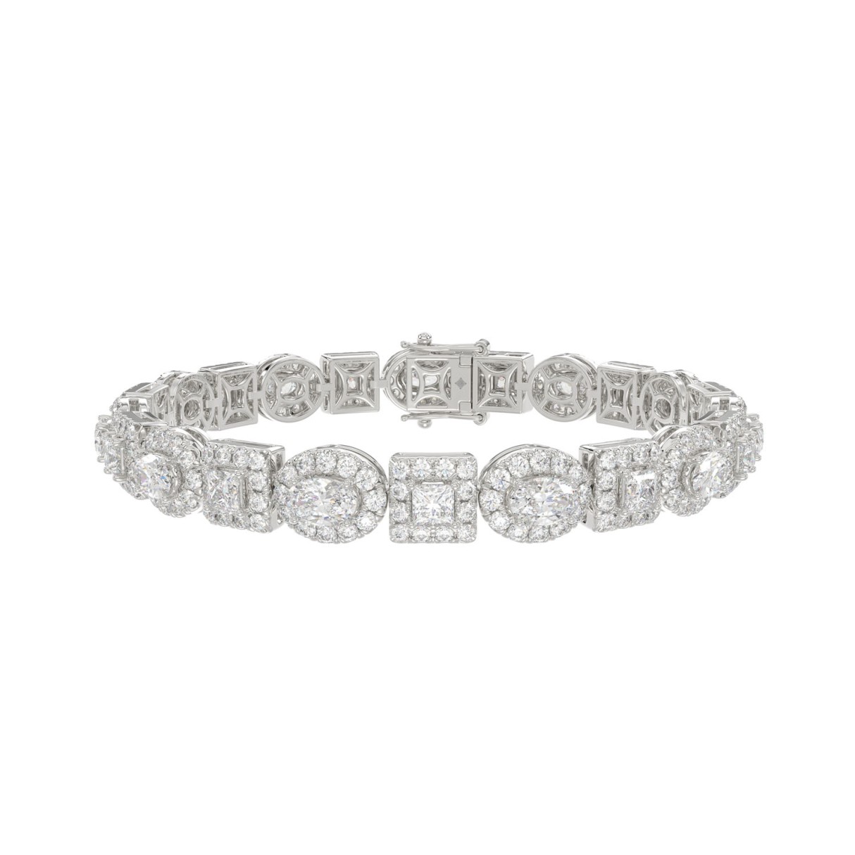 LADIES BRACELET 10 3/4CT ROUND/PRINCESS/OVAL DIAMO...