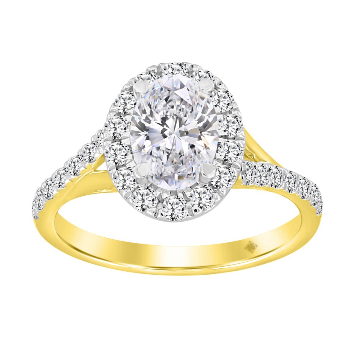 LADIES RING 1 1/2CT ROUND/OVAL DIAMOND 14K YELLOW GOLD LADIES RING 1 1/2CT ROUND/OVAL DIAMOND 14K YELLOW GOLD data-zoom-image=