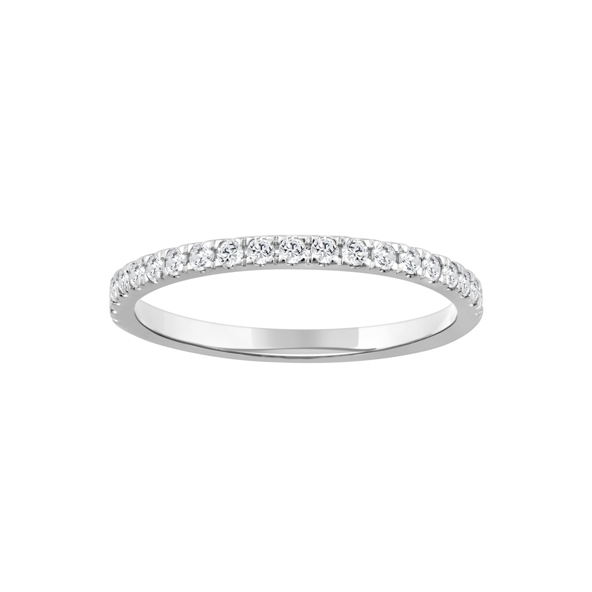 LADIES BRIDAL SET 1 1/2CT ROUND DIAMOND 14K WHITE GOLD (CENTER STONE ROUND DIAMOND 1CT)