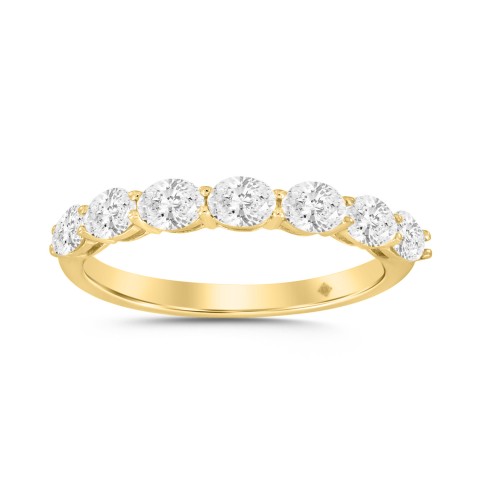 14K YELLOW GOLD 1CT OVAL DIAMOND LADIES RING