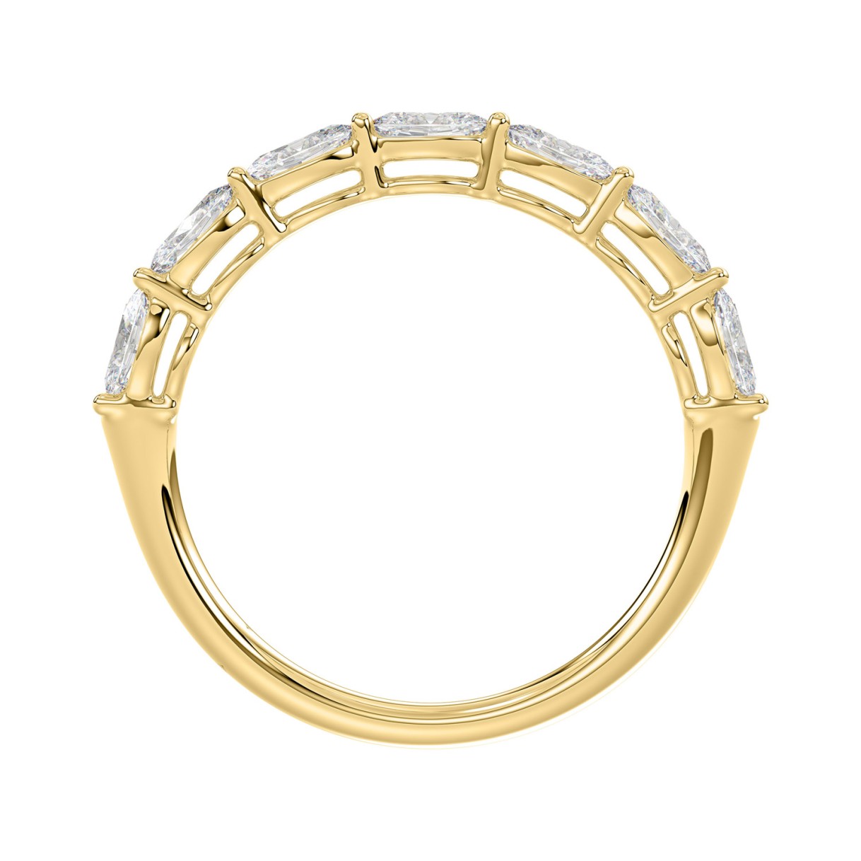 14K YELLOW GOLD 1CT OVAL DIAMOND LADIES RING