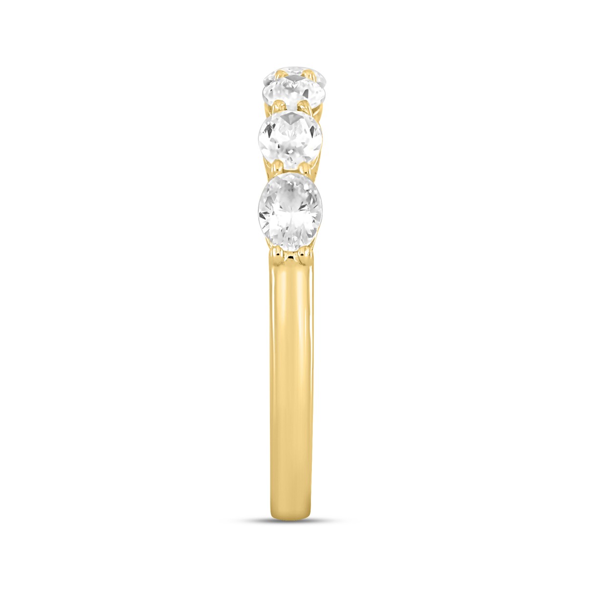 14K YELLOW GOLD 1CT OVAL DIAMOND LADIES RING