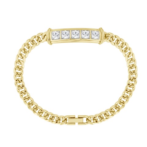 MEN'S BRACELET 2 1/2CT ROUND DIAMOND 14K YELLOW GOLD MEN'S BRACELET 2 1/2CT ROUND DIAMOND 14K YELLOW GOLD