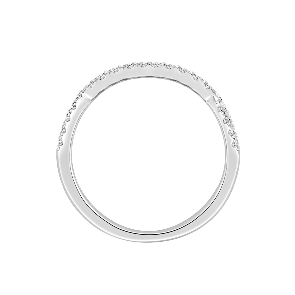 14K WHITE GOLD 2.00CT ROUND DIAMOND LADIES BRIDAL SET (CENTER STONE ROUND DIAMOND 1 1/2CT)