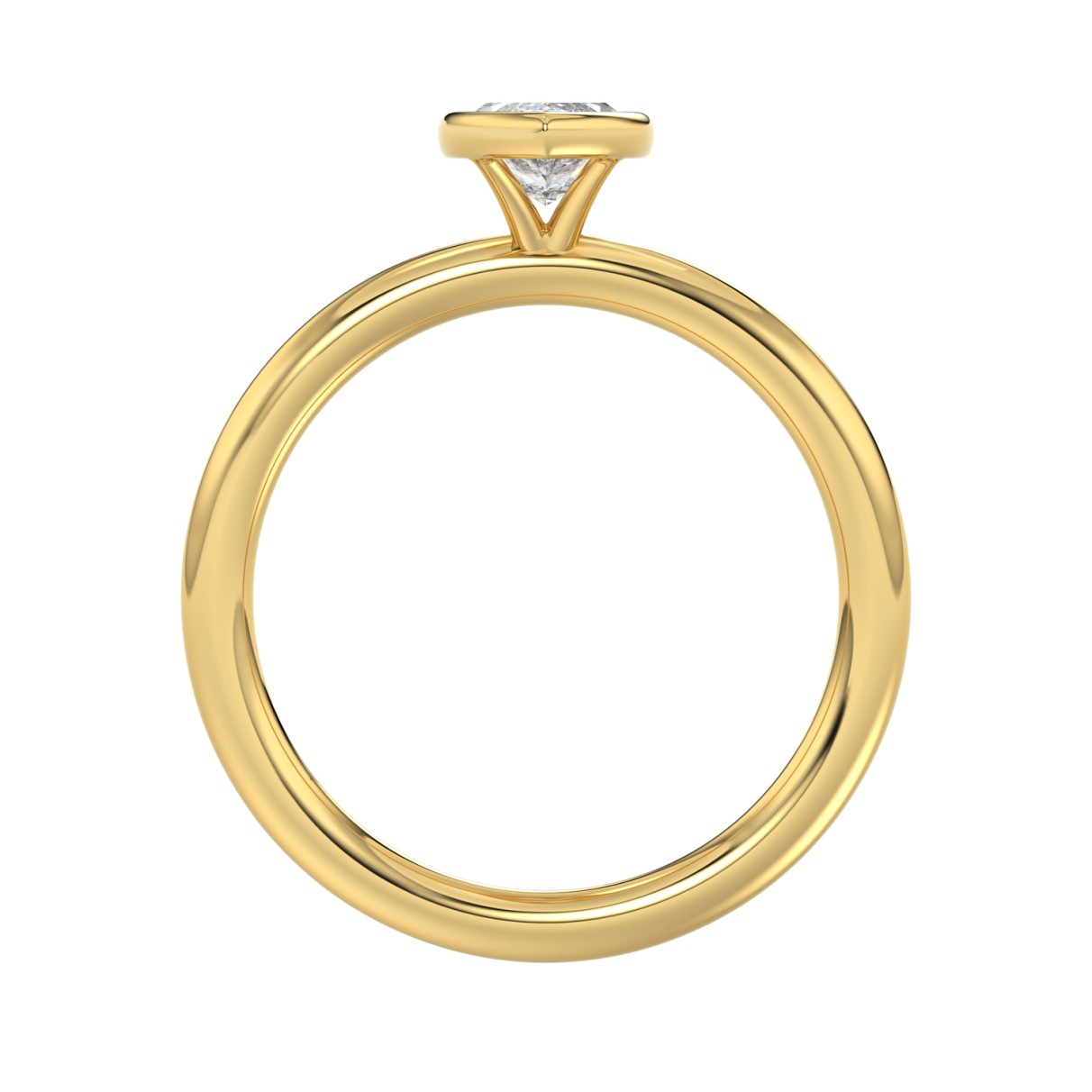 LADIES SOLITAIRE RING 1CT MARQUISE DIAMOND 14K YELLOW GOLD (CENTER STONE MARQUISE DIAMOND 1CT )