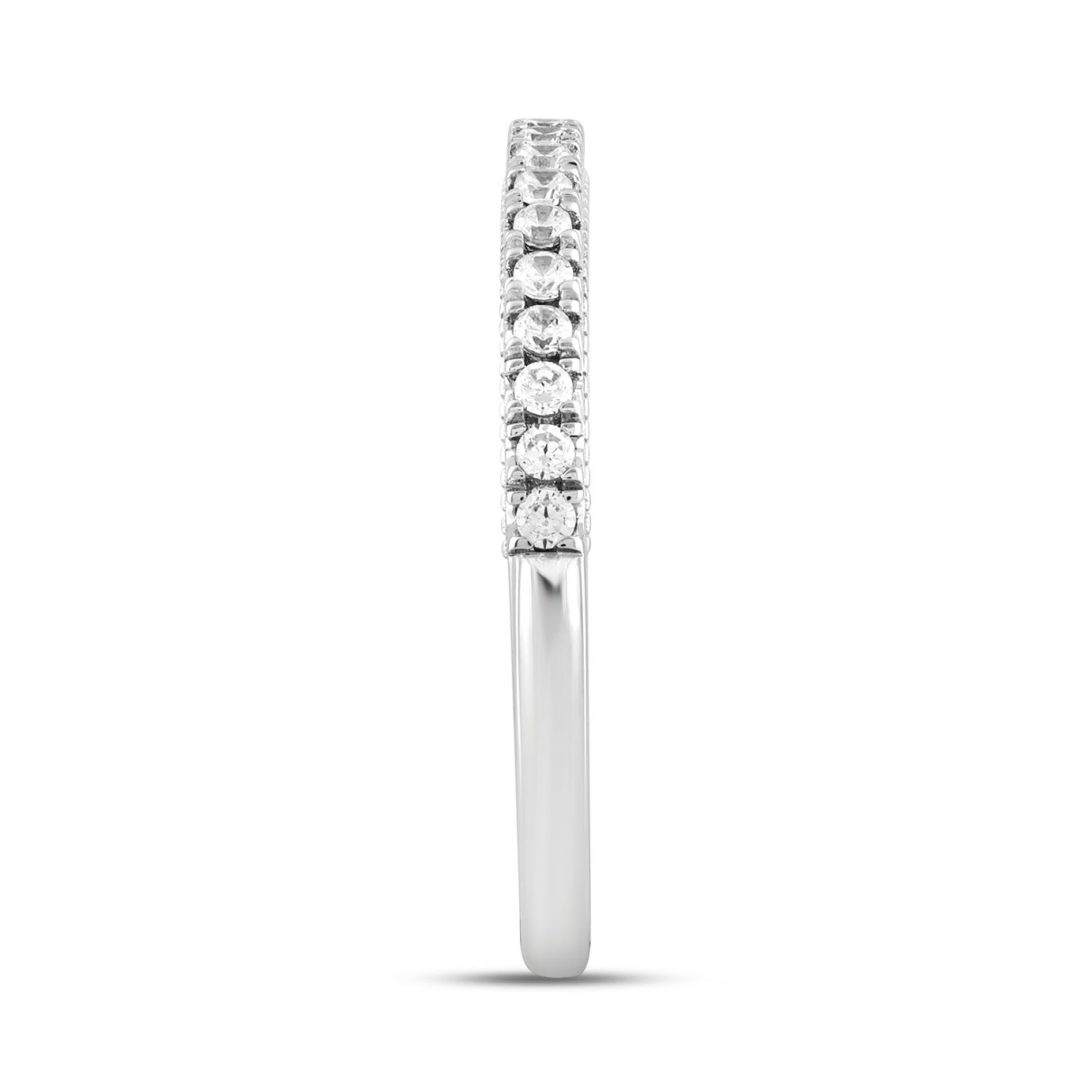 LADIES BRIDAL SET 1 1/2CT ROUND DIAMOND 14K WHITE GOLD