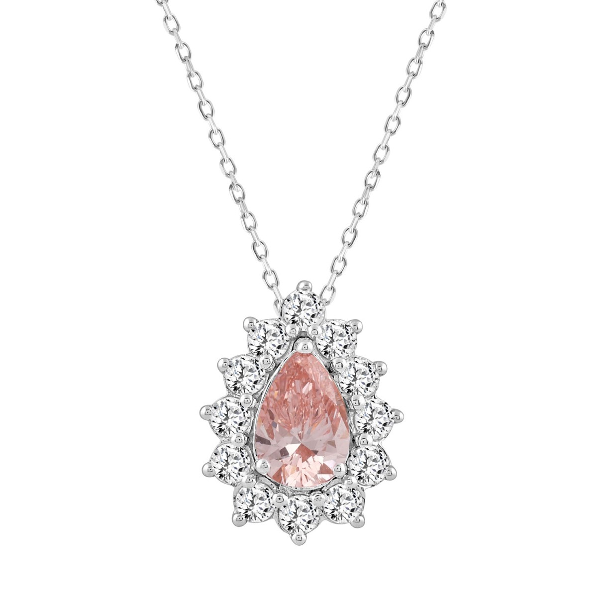 ETERNAL BLUSH COLLECTION LADIES PENDANT 2 1/2CT RO...