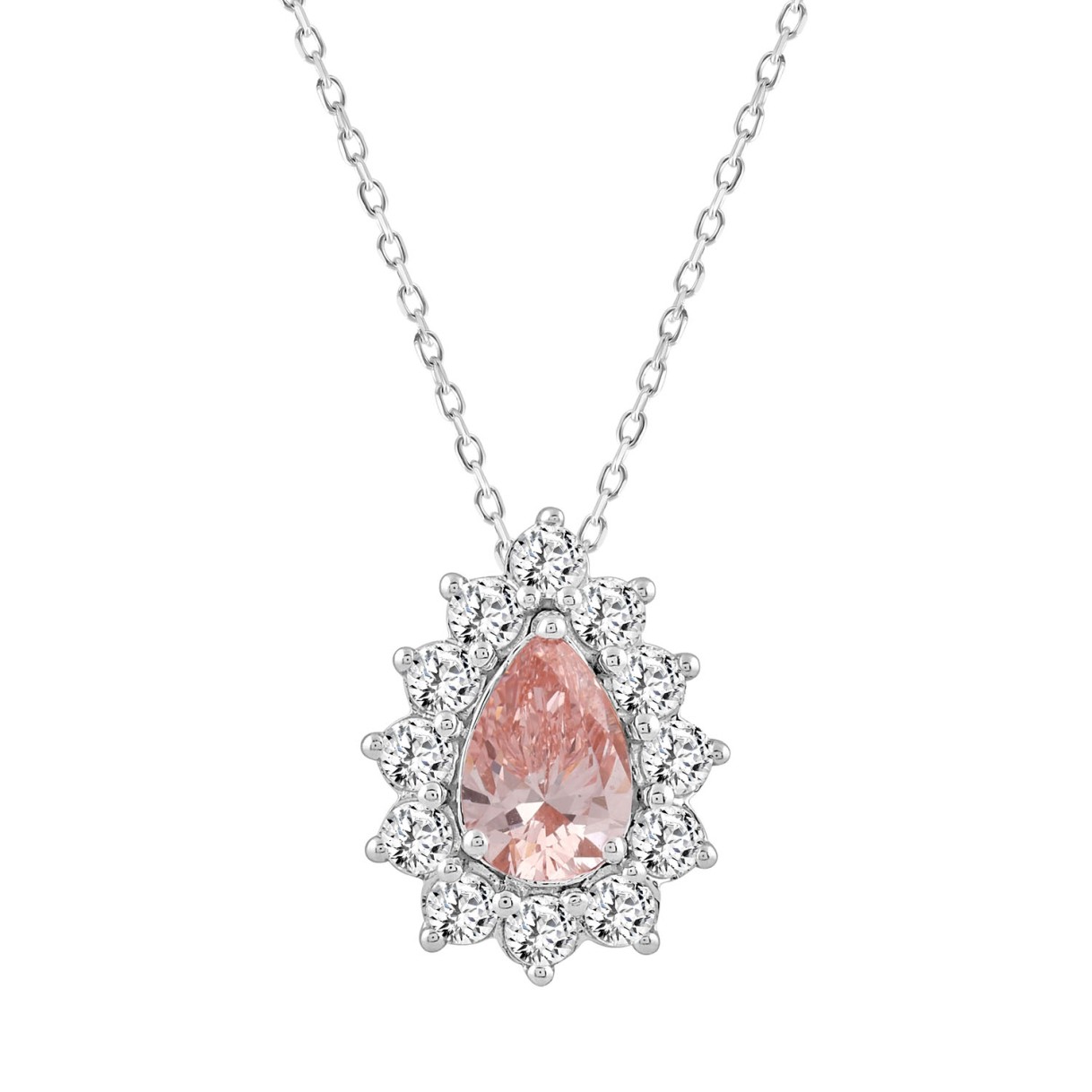 ETERNAL BLUSH COLLECTION LADIES PENDANT 2 1/2CT RO...