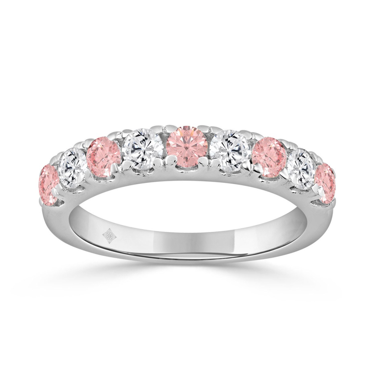 ETERNAL BLUSH COLLECTION 14K WHITE GOLD 1.00 CT RO...