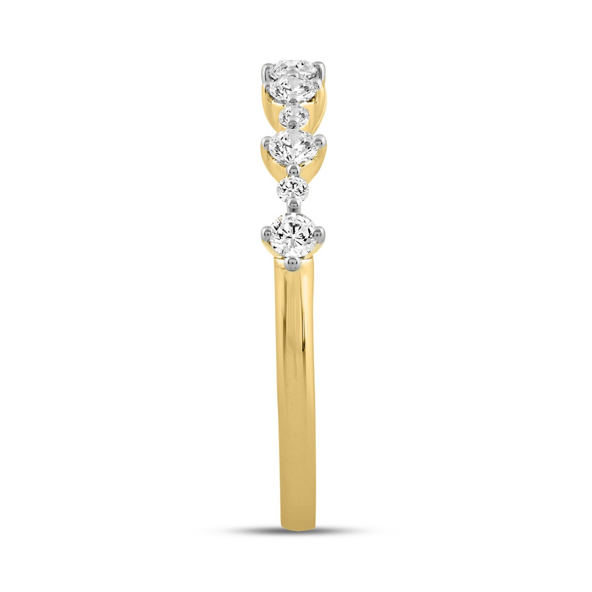 LADIES BRIDAL SET 1 1/2CT ROUND DIAMOND 18K YELLOW GOLD (CENTER STONE PRINCESS DIAMOND 1.00CT)