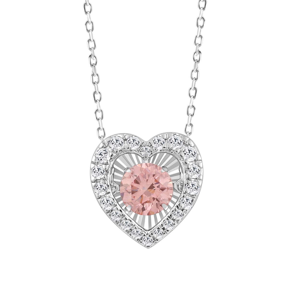 ETERNAL BLUSH COLLECTION 14K WHITE GOLD 1.00CT ROU...