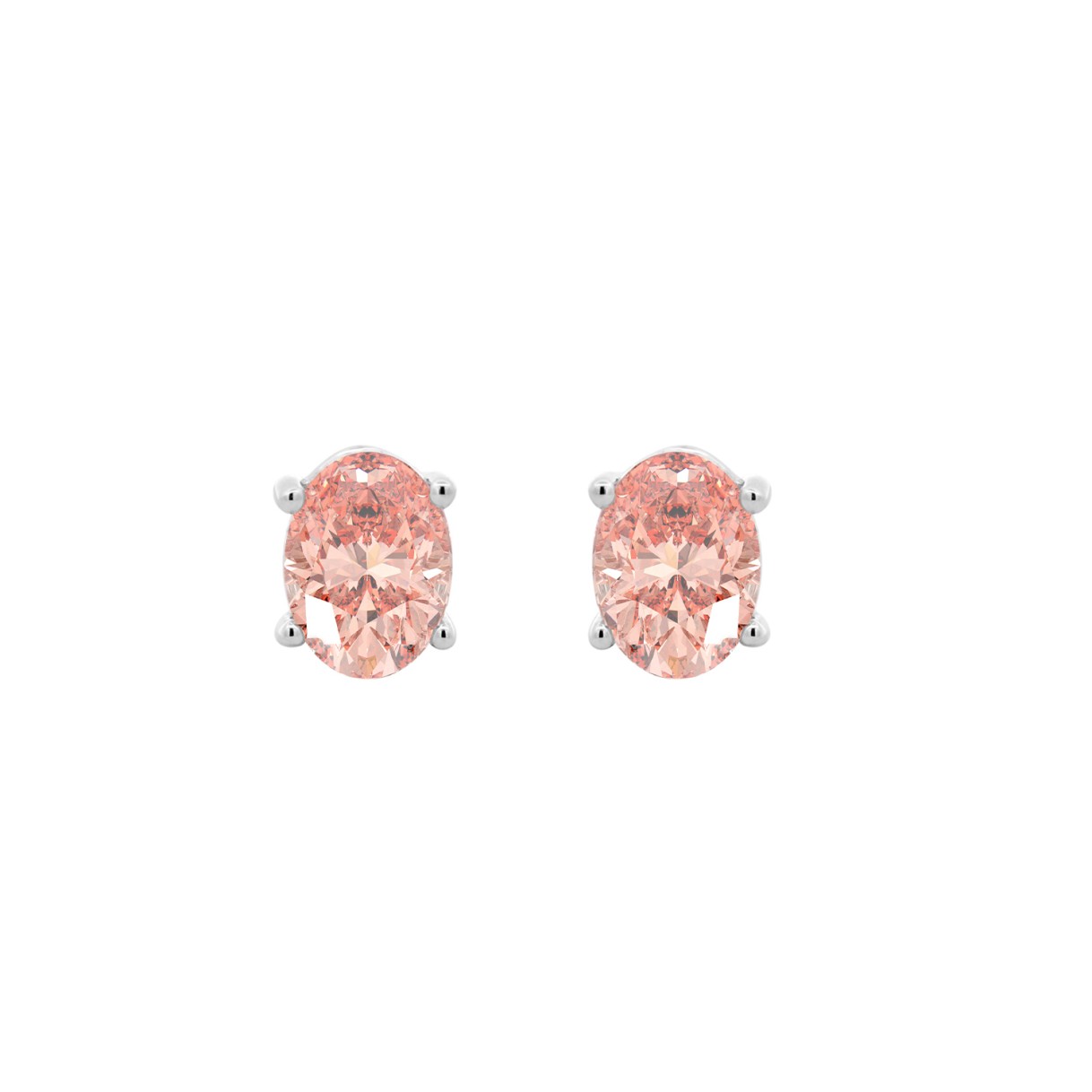 ETERNAL BLUSH COLLECTION 14K WHITE GOLD 2.00CT OVA...