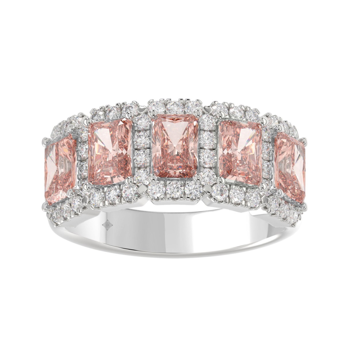 ETERNAL BLUSH COLLECTION 14K WHITE GOLD 3.00CT ROU...
