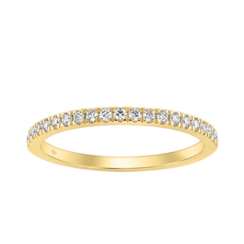14K Yellow Gold Round Diamond Band 1/5Ct Ladies Wedding Band Stackable Anniversary Band (Color F-G -Clarity Vs1/Vs2) 14K Yellow Gold Round Diamond Band 1/5Ct Ladies Wedding Band Stackable Anniversary Band (Color F-G -Clarity Vs1/Vs2)