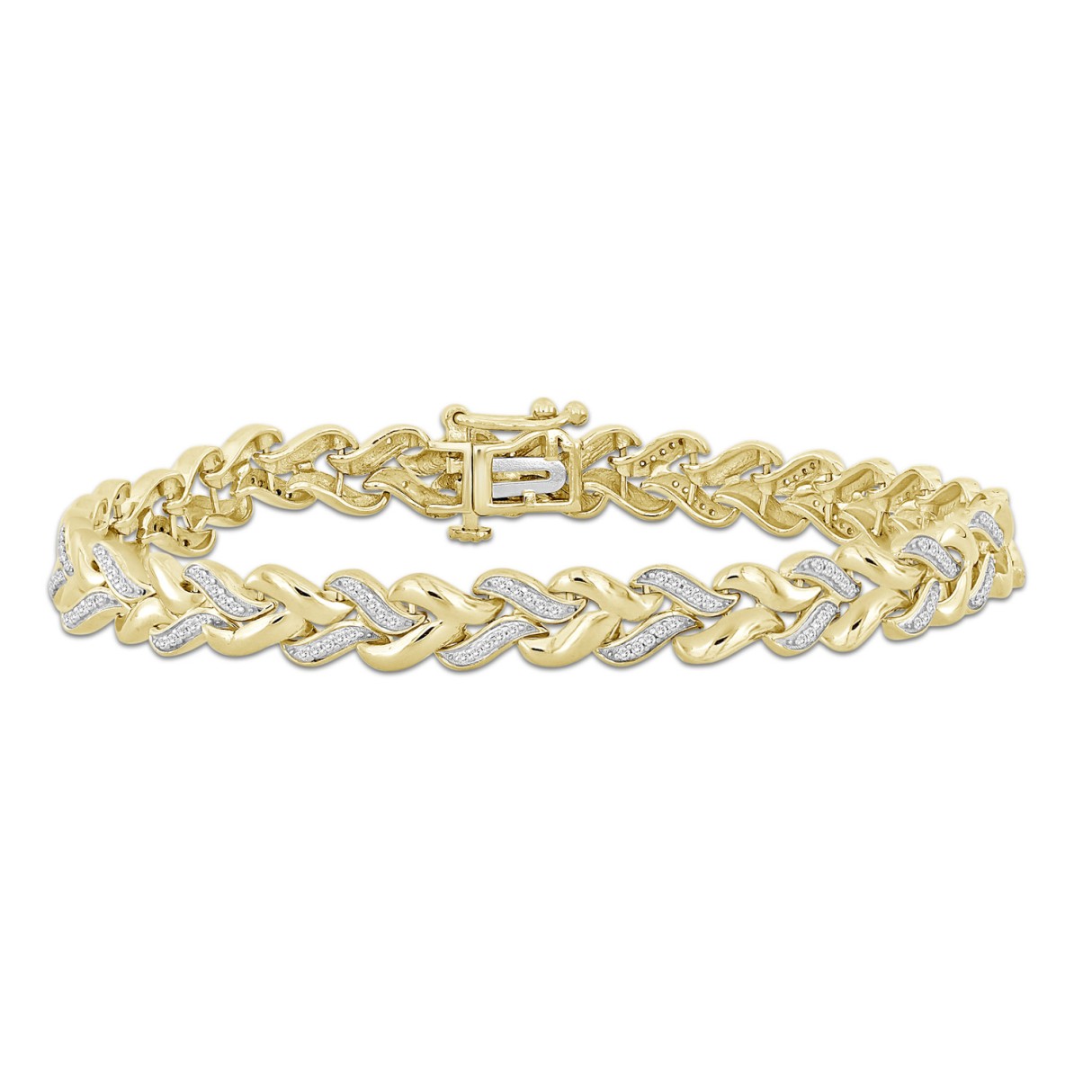 STERLING SILVER YELLOW 1/3CT ROUND DIAMOND LADIES ...