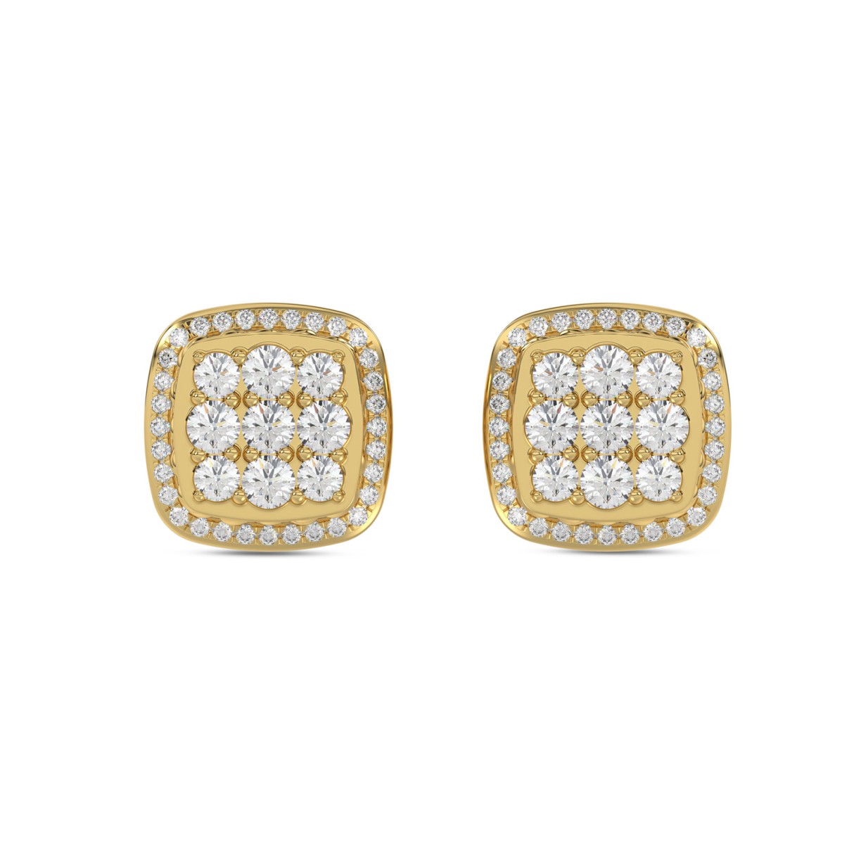 10K YELLOW GOLD 3/4CT ROUND DIAMOND LADIES EARRINGS 10K YELLOW GOLD 3/4CT ROUND DIAMOND LADIES EARRINGS data-zoom-image=