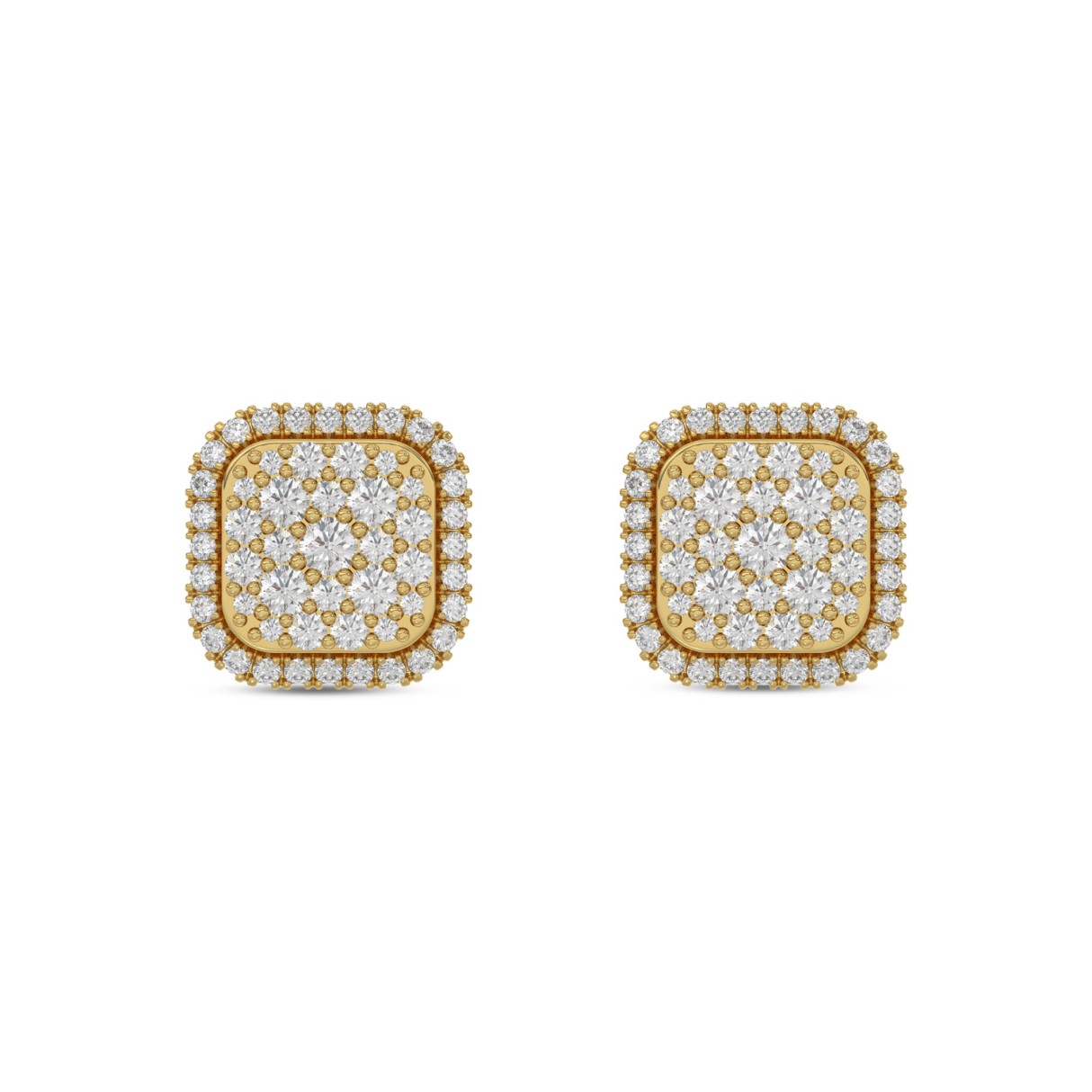 10K YELLOW GOLD 1/2CT ROUND DIAMOND LADIES EARRINGS 10K YELLOW GOLD 1/2CT ROUND DIAMOND LADIES EARRINGS data-zoom-image=