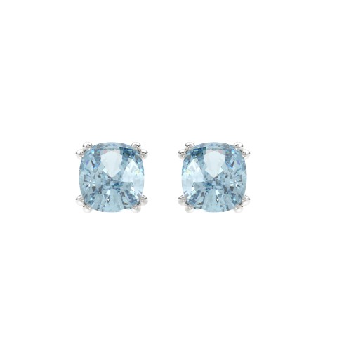 14K WHITE GOLD 2.00CT BLUE CUSHION DIAMOND LADIES SOLITAIRE EARRINGS 14K WHITE GOLD 2.00CT BLUE CUSHION DIAMOND LADIES SOLITAIRE EARRINGS
