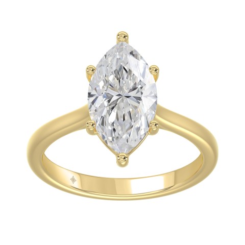 14K YELLOW GOLD 1 1/2CT MARQUISE DIAMOND SOLITAIRE RING 14K YELLOW GOLD 1 1/2CT MARQUISE DIAMOND SOLITAIRE RING