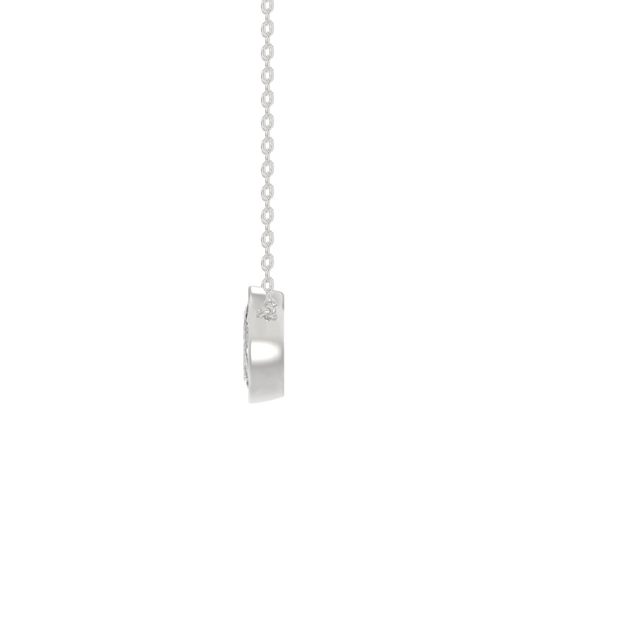 3/4CT White Gold 10K Collection Linked Hearts & Two-Stone Marquise Diamond Necklace for Women (Color F-G Clarity VS1/VS2)