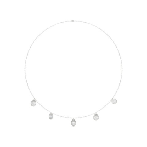 Luxury Marquise/Oval/Round/Pear Diamond Necklace 14K White Gold 2 3/4CT Elegant Ladies Jewelry (Color F-G -Clarity VS1/VS2) Luxury Marquise/Oval/Round/Pear Diamond Necklace 14K White Gold 2 3/4CT Elegant Ladies Jewelry (Color F-G -Clarity VS1/VS2)