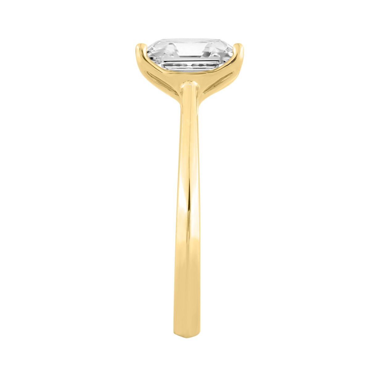 14K YELLOW GOLD 2.00CT RADIANT DIAMOND LADIES SOLITAIRE RING