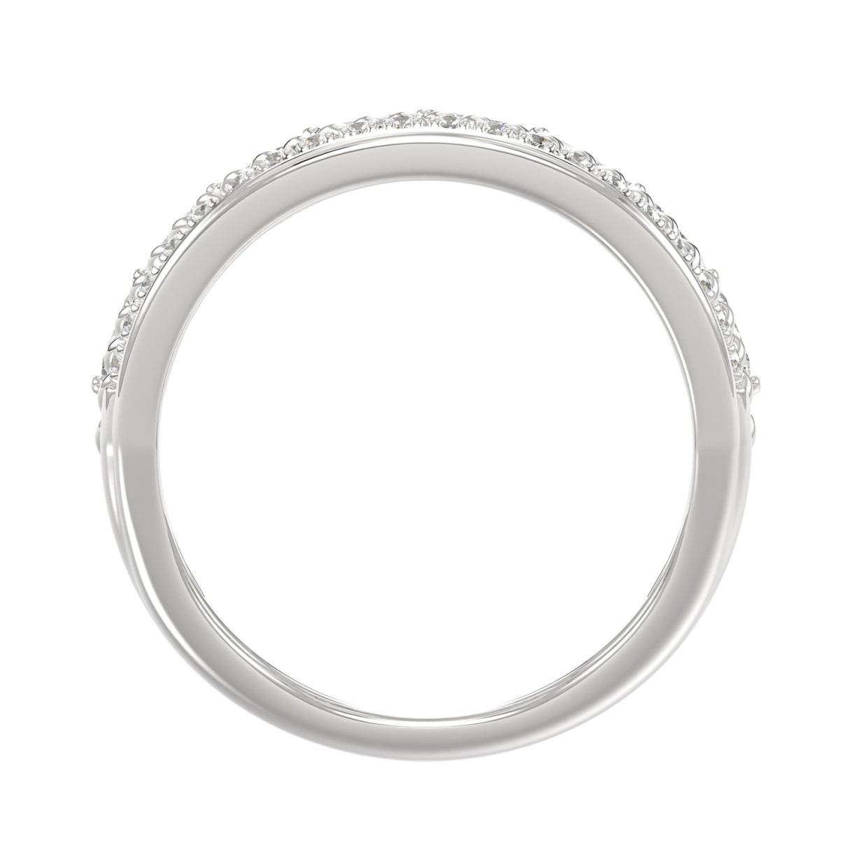 14K White Gold Ladies Fashion Ring with 1.00 CT Round & Marquise Diamonds