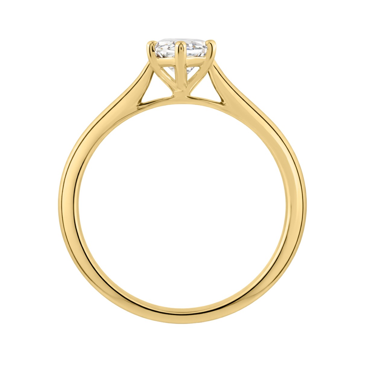 14K YELLOW GOLD 1.00CT MARQUISE DIAMOND LADIES SOLITAIRE RING (CENTER STONE MARQUISE DIAMOND 1CT