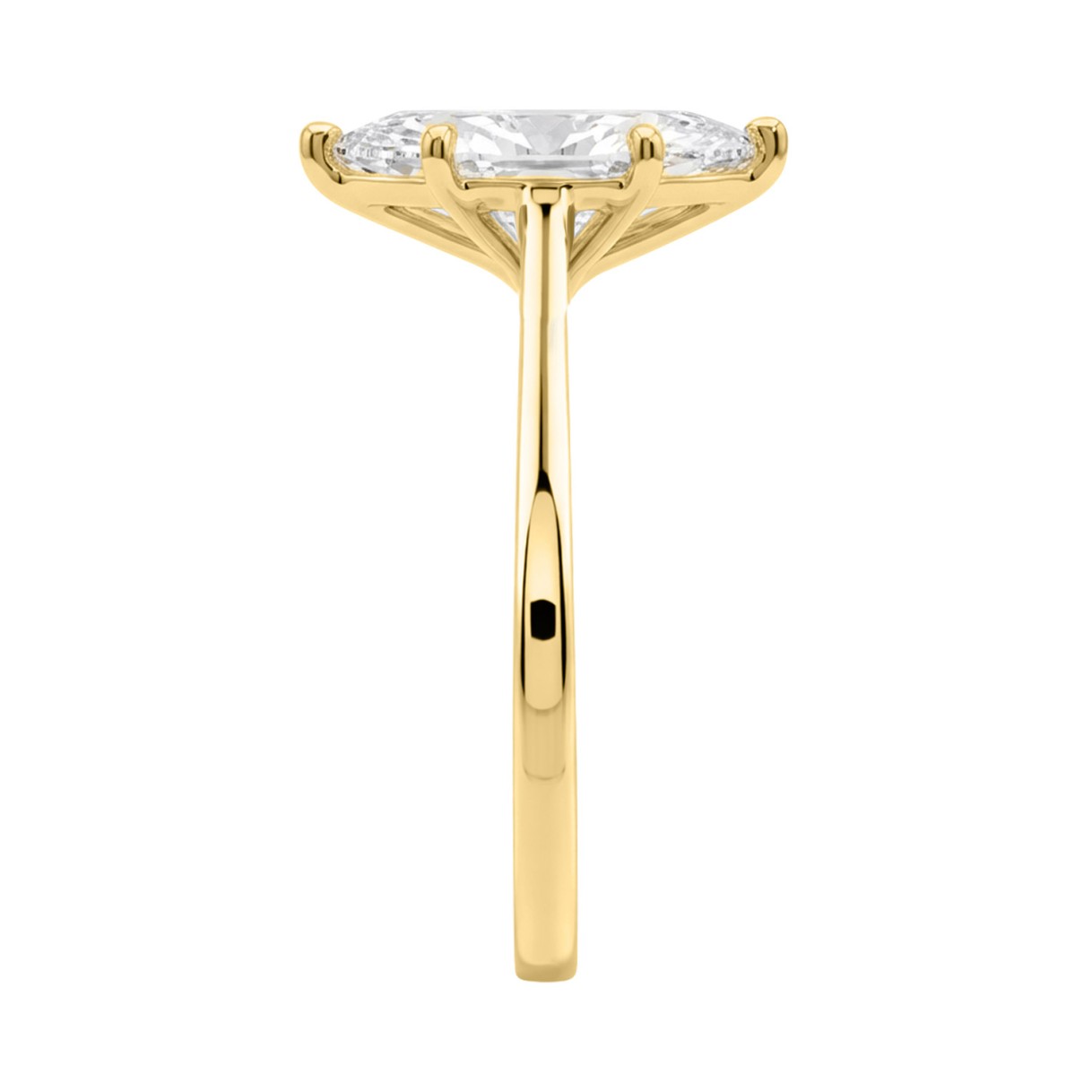 14K YELLOW GOLD 2.00CT MARQUISE DIAMOND LADIES SOLITAIRE RING (CENTER STONE MARQUISE DIAMOND 2.00CT)
