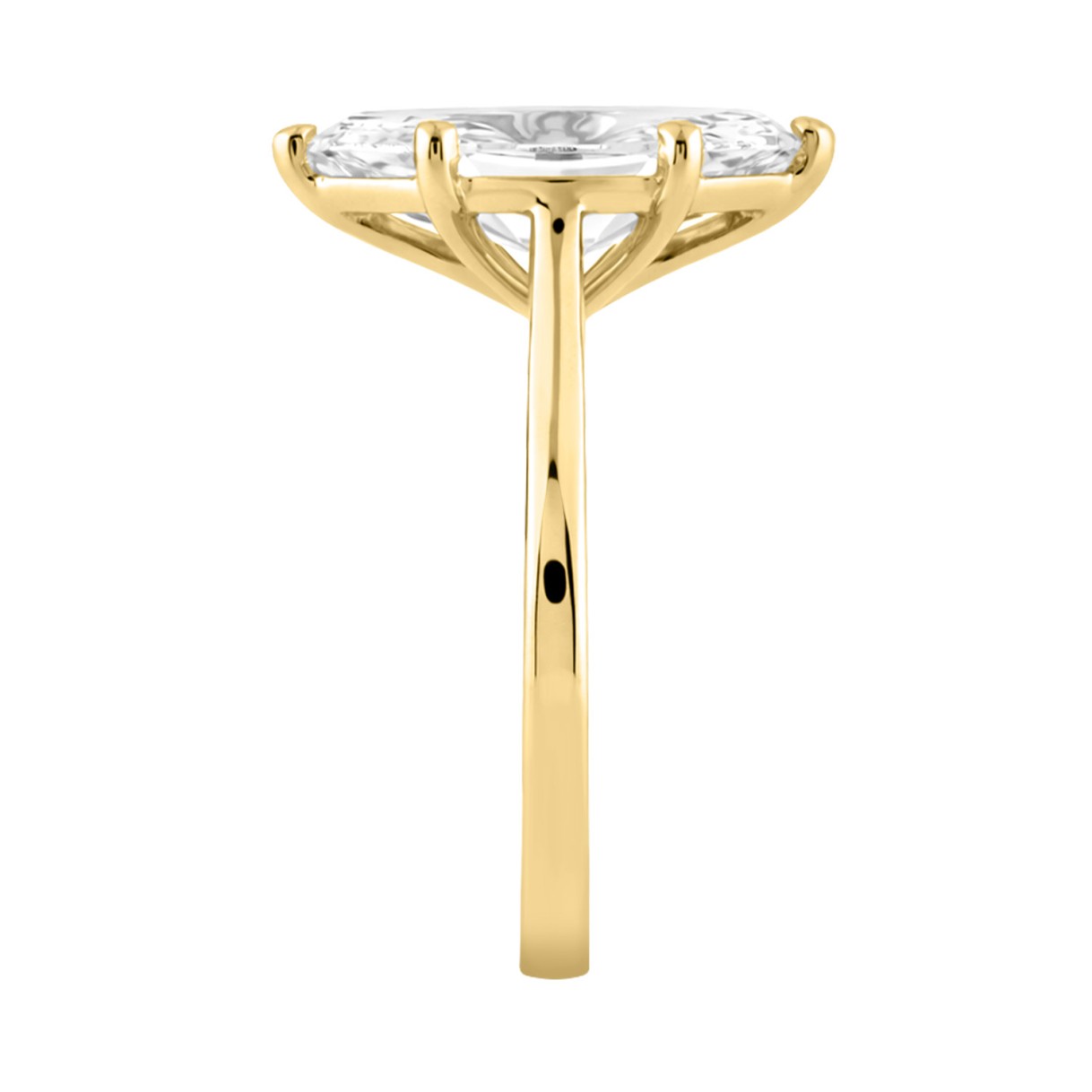 14K YELLOW GOLD 3.00CT MARQUISE DIAMOND LADIES SOLITAIRE RING (CENTER STONE MARQUISE DIAMOND 3CT