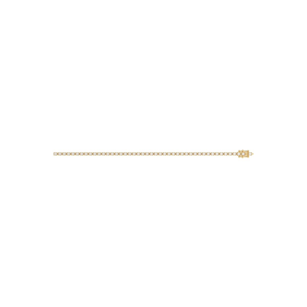 Luxury Emerald Shape Diamond Ladies Tennis Bracelet in 14K Yellow Gold 4 1/2CT (Color F-G -Clarity VS1/VS2)