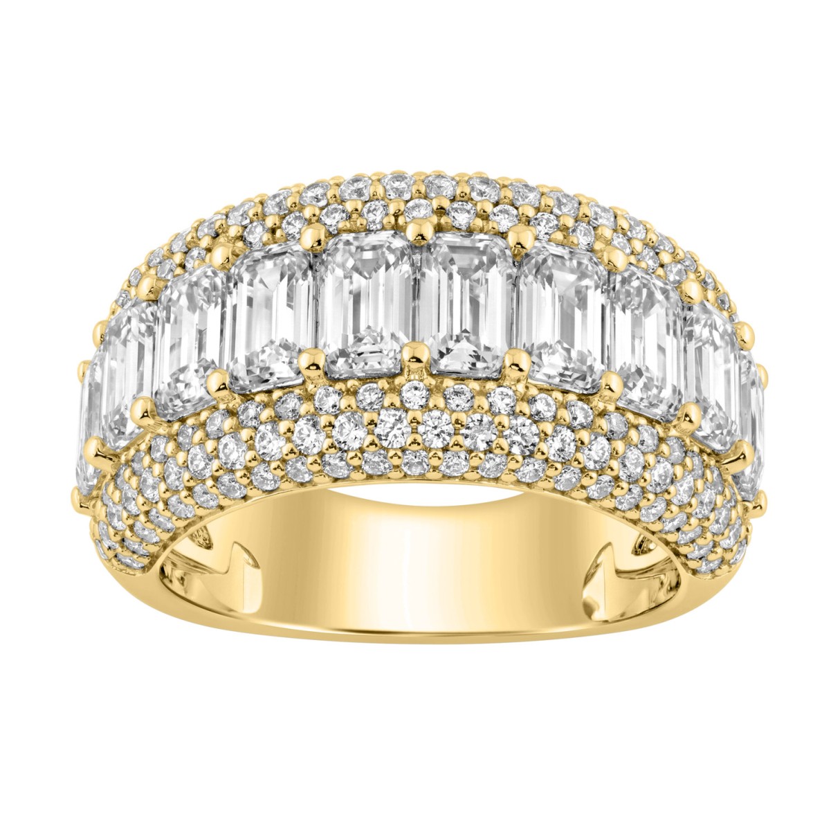 Elegant 14K Yellow Gold Ladies Ladies Ring 3 1/4Ct...