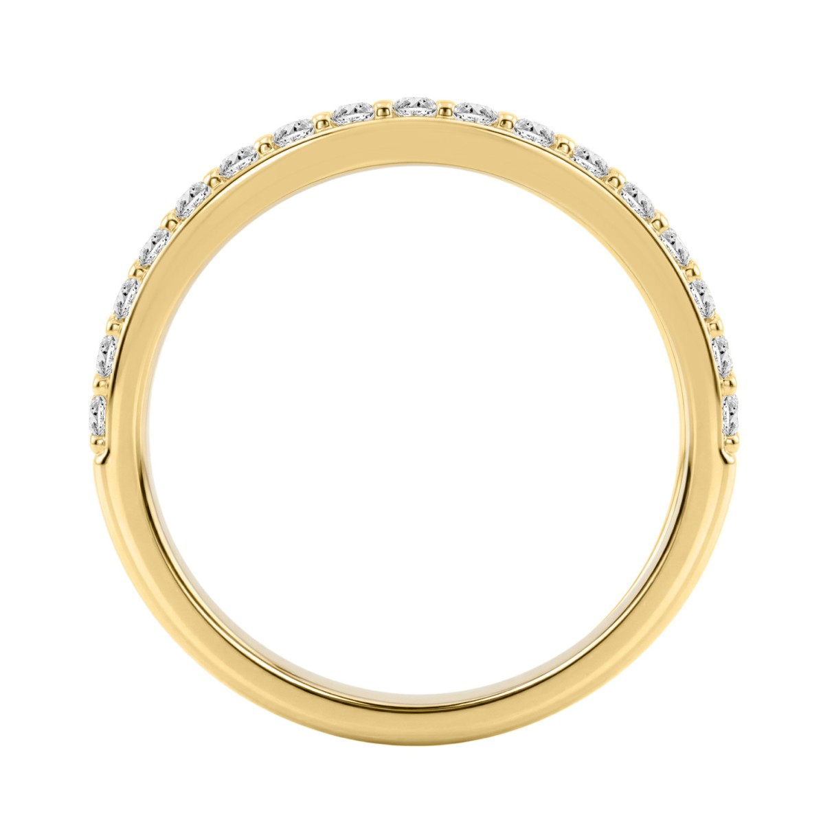 Luxury 18K Yellow Gold 3 1/3Ct Radiant & Round Diamond Bridal Set 3.00Ct Radiant Cut Engagement Ring With Matching Wedding Band (Color F-G -Clarity Vs1/Vs2)