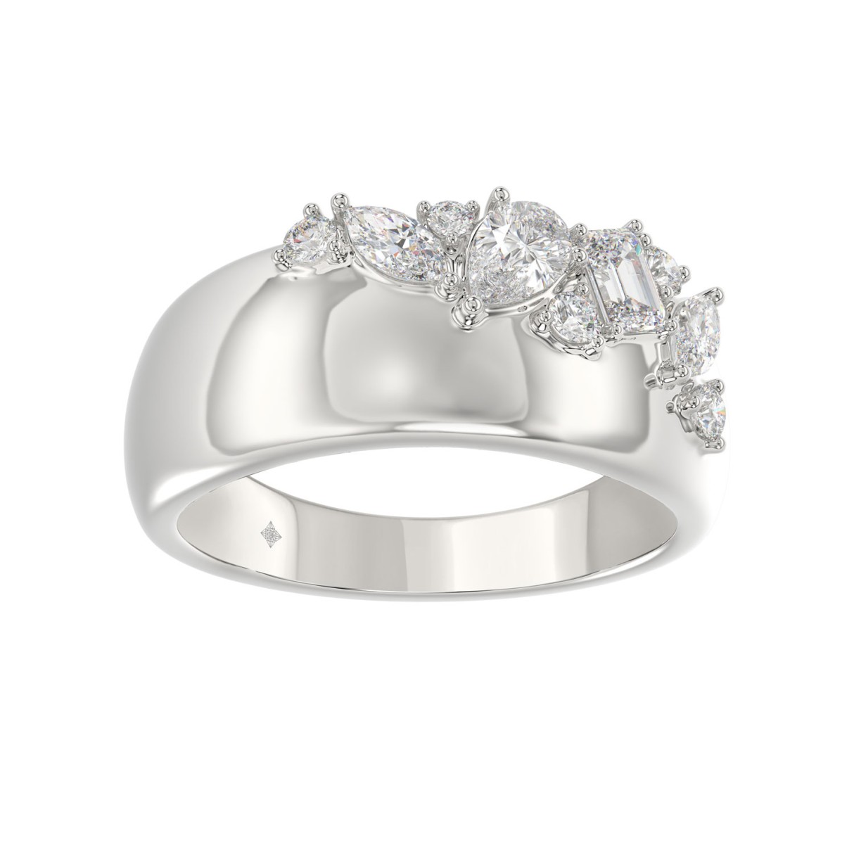 3/4CT Round, Marquise, Pear & Emerald Lab-Grown Di...