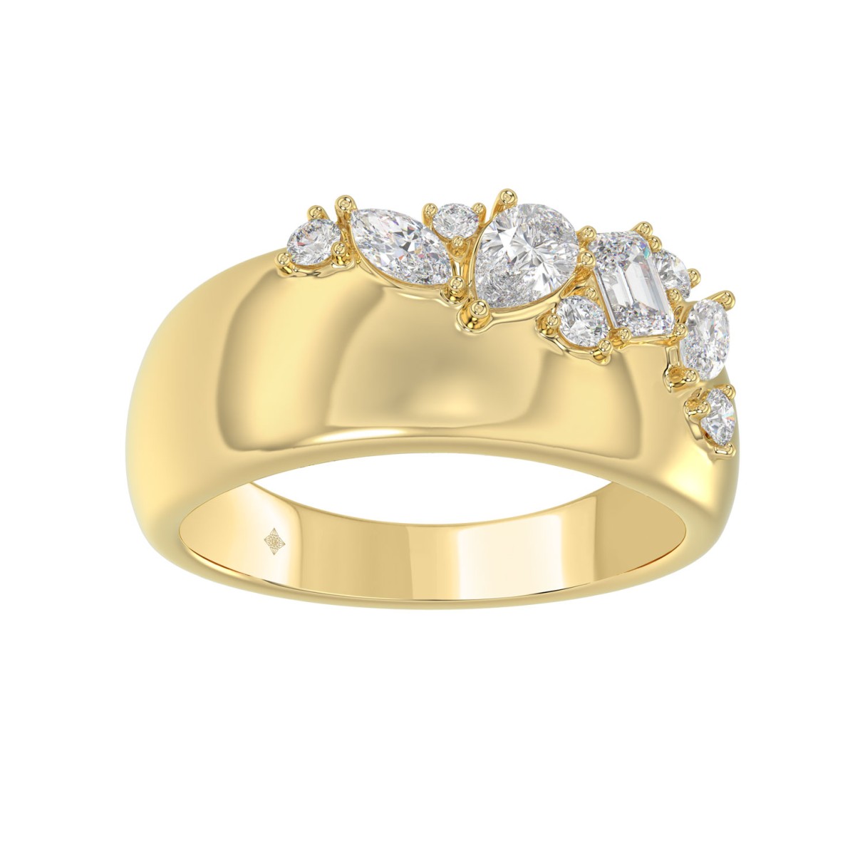 3/4CT Round, Marquise, Pear & Emerald Lab-Grown Di...