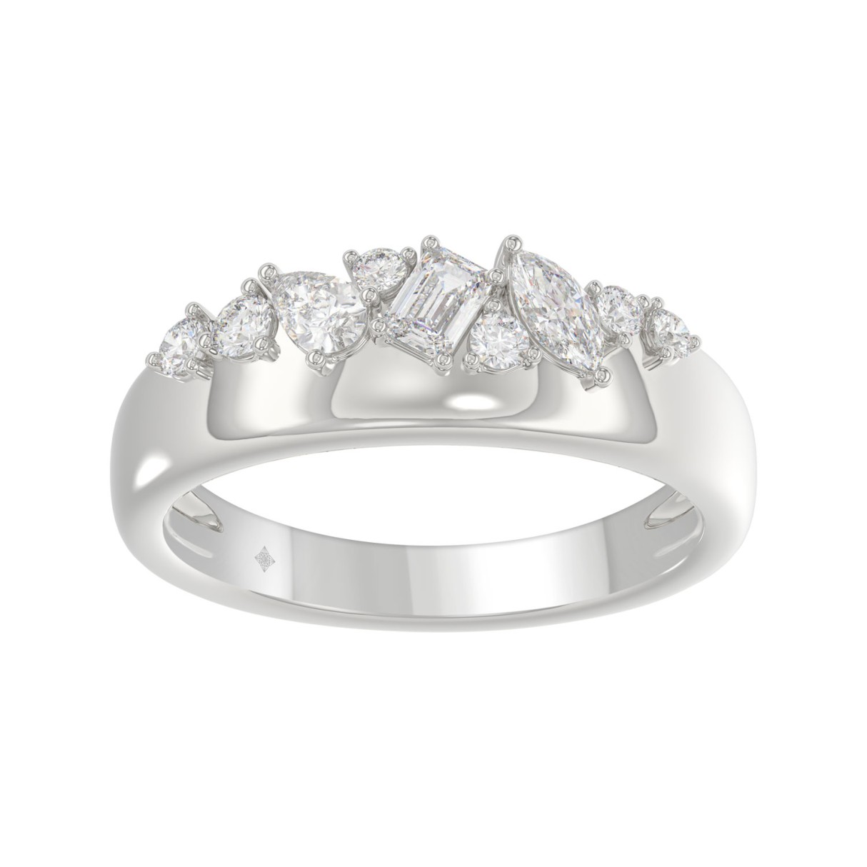 1/2CT Round, Marquise, Pear & Emerald Lab-Grown Di...