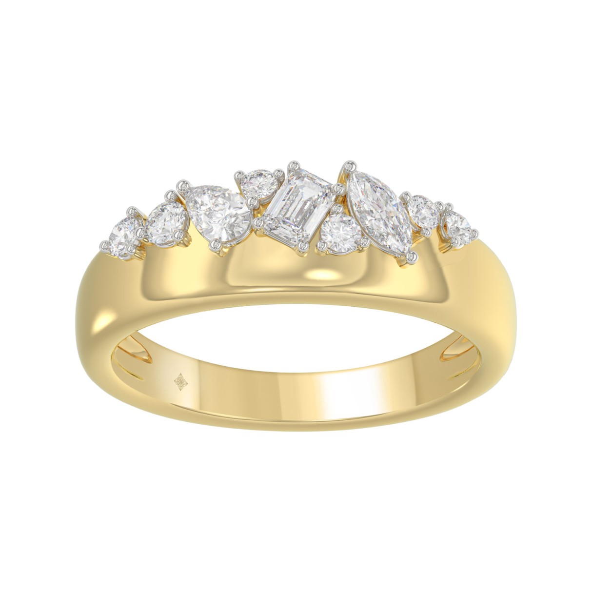 1/2CT Round, Marquise, Pear & Emerald Lab-Grown Di...
